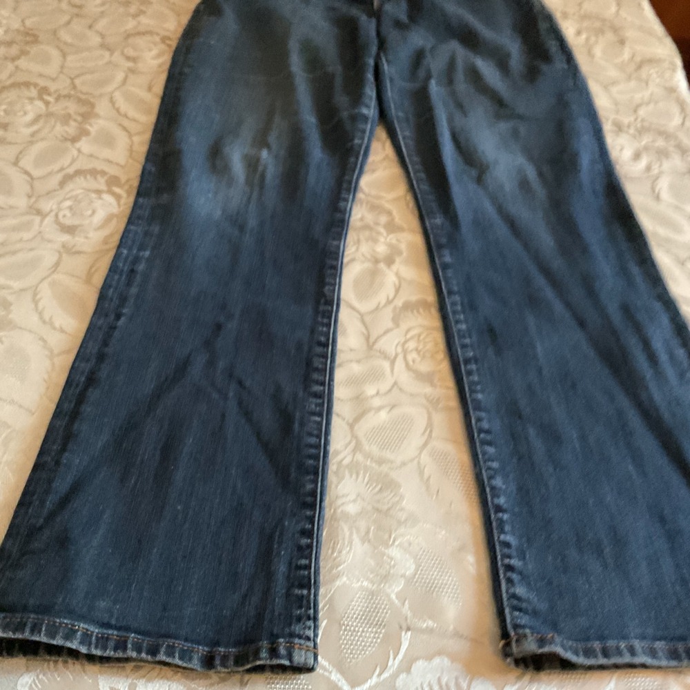 Gap Bootcut Jeans Women 8/29R Dark Blue Excellent Stretch Denim Classic
